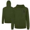 Colorado Rockies Levelwear 2026 Armed Forces Day Garrison Podium Hoodie - Green - Front View