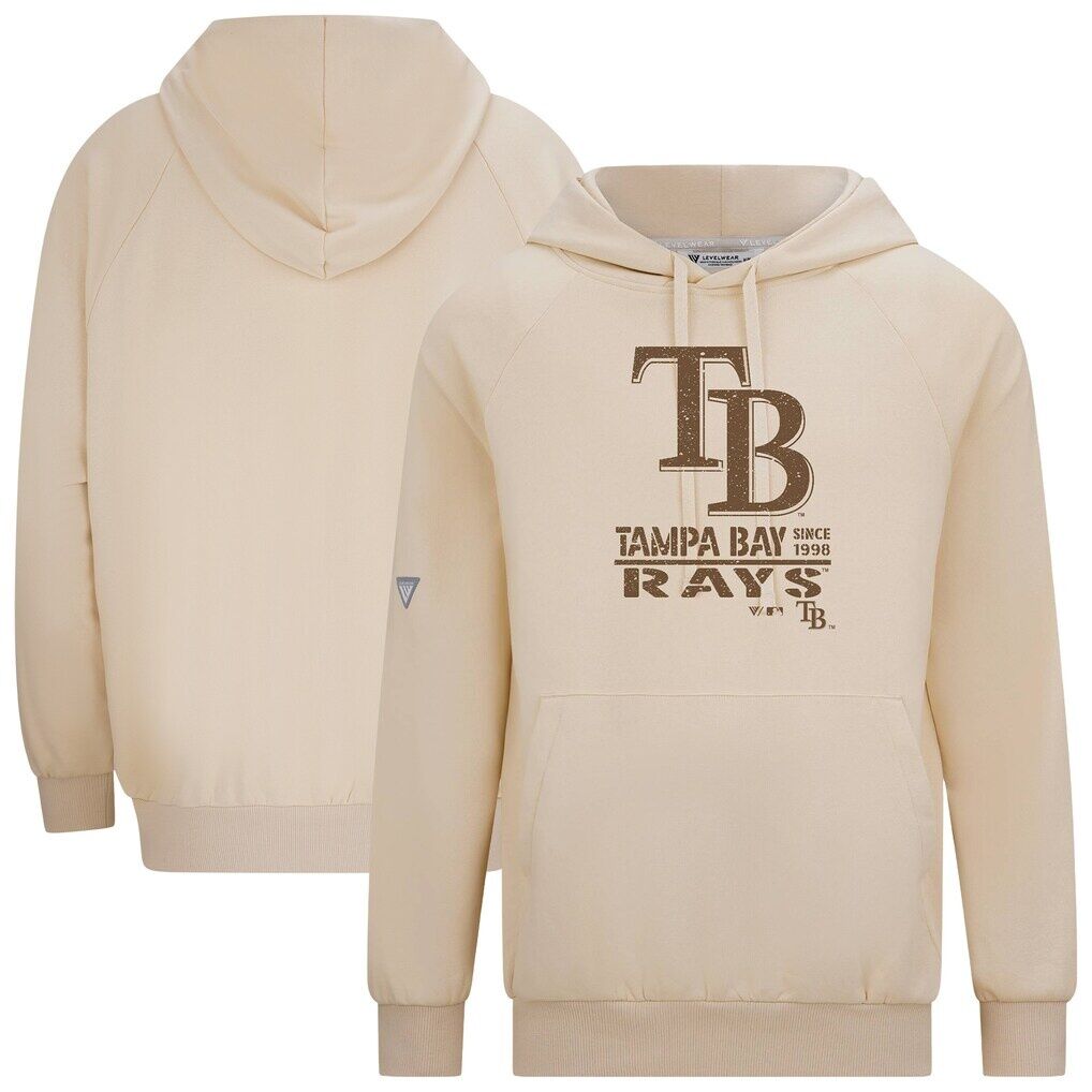 Tampa Bay Rays Levelwear 2026 Armed Forces Day Sortie Connect Raglan Hoodie - Khaki