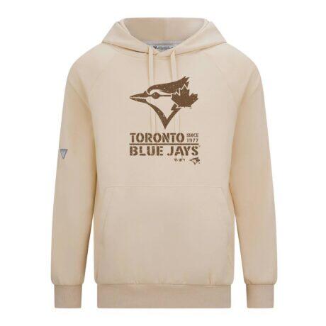 Toronto Blue Jays Levelwear 2026 Armed Forces Day Sortie Connect Raglan Hoodie - - Side View
