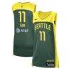 Awa Fam Seattle Storm Nike Unisex 2026 WNBA Draft Pick Explorer Edition Victory Jersey - Green - Front View