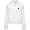 Miami Marlins Levelwear Women's Insignia 2.0 Judd Raglan Full-Zip Hoodie - White - Side View