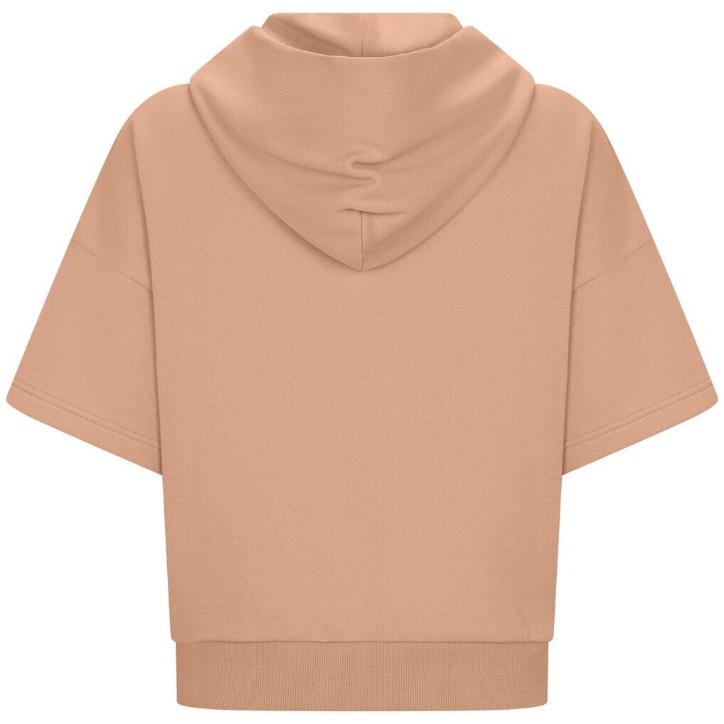 Athletics Levelwear Women's Amber Short Sleeve Limelight Hoodie - Beige