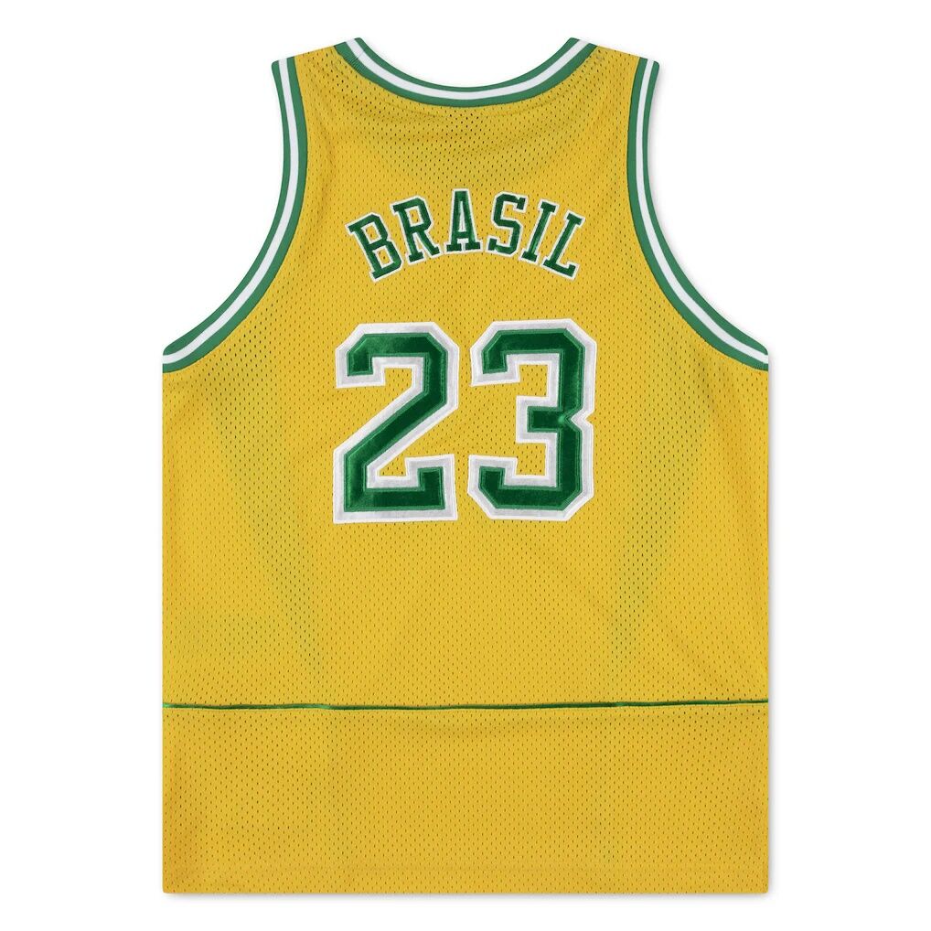 Brazil National Team Jordan Brand Youth Mesh Basketball Fashion Jersey