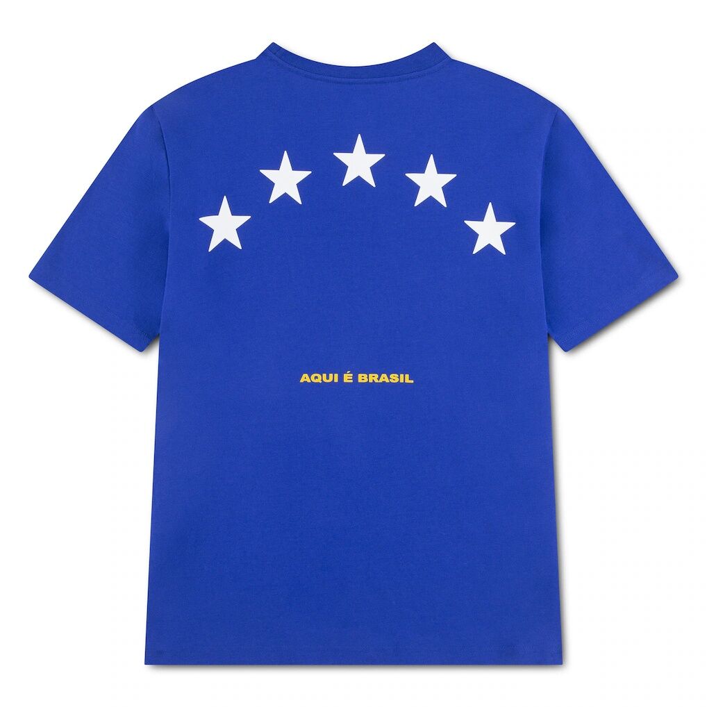 Brazil National Team Jordan Brand Youth 5-Star Logo T-Shirt - Royal