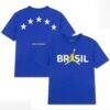 Brazil National Team Jordan Brand Youth 5-Star Logo T-Shirt - - Front View