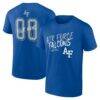 Air Force Falcons Hustle Personalized Name & Number T-Shirt - - Front View
