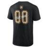 Army Black Knights Hustle Personalized Name & Number T-Shirt - Black - Detail View
