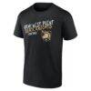 Army Black Knights Hustle Personalized Name & Number T-Shirt - Black - Side View