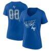 Air Force Falcons Women's Hustle Personalized Name & Number V-Neck T-Shirt - - Front View