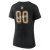 Army Black Knights Women's Hustle Personalized Name & Number V-Neck T-Shirt - Black - Detail View