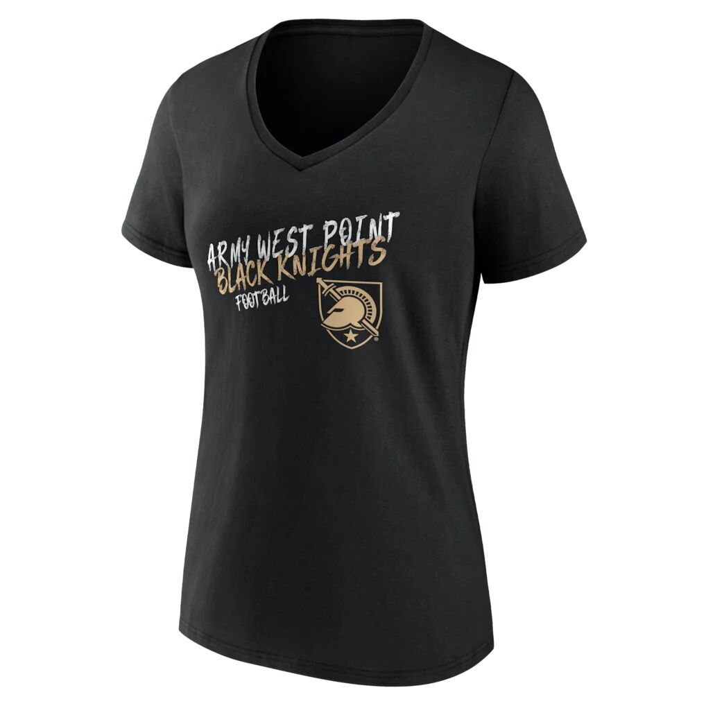 Army Black Knights Women's Hustle Personalized Name & Number V-Neck T-Shirt
