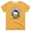 San Diego Padres Homage Youth Hello Kitty x MLB Tri-Blend T-Shirt - Gold - Front View