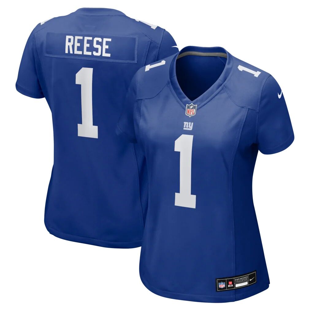 Arvell Reese New York Giants Nike Women's Game Jersey - Royal