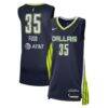 Azzi Fudd Dallas Wings Nike Unisex Victory Jersey - Navy - Front View