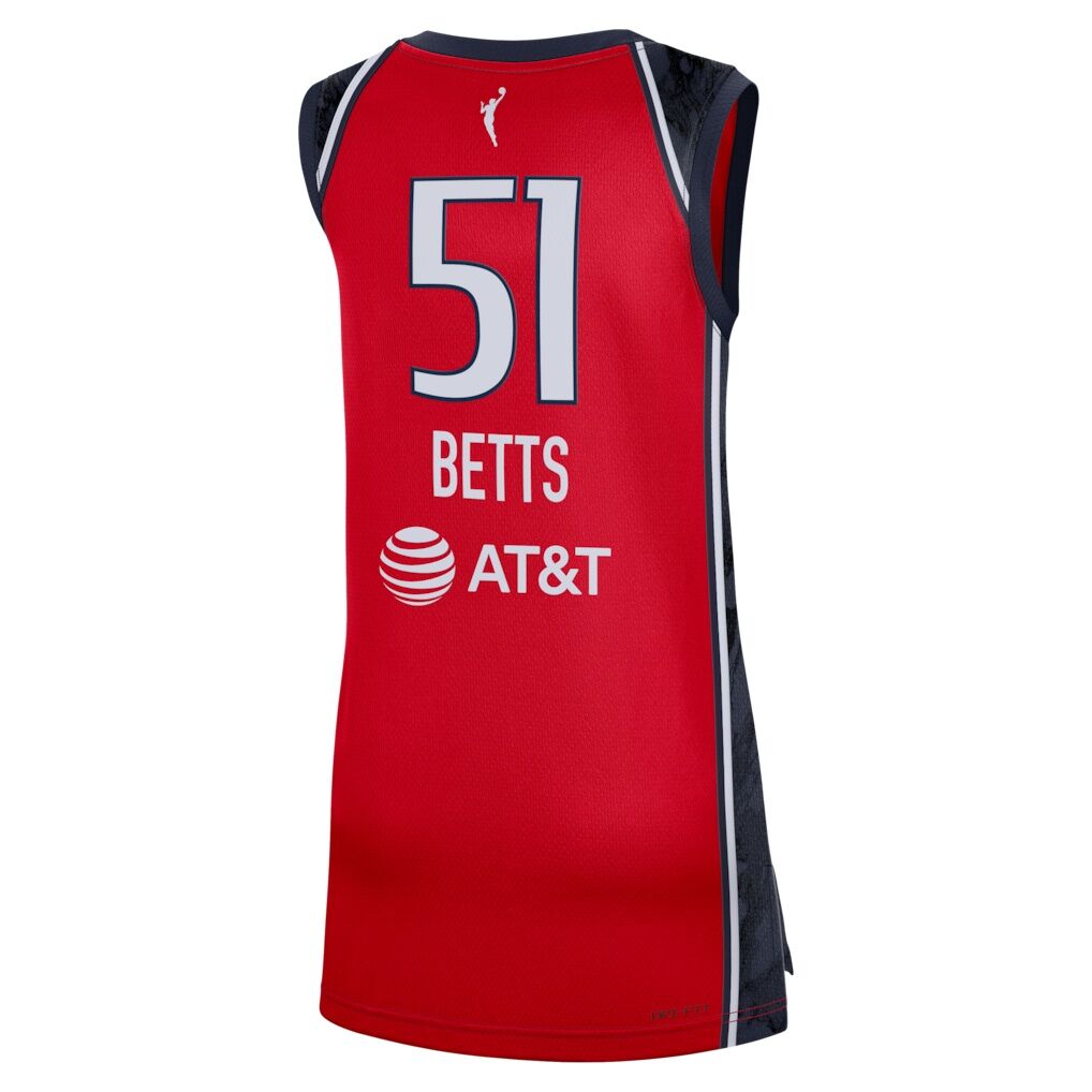 Lauren Betts Washington Mystics Nike Unisex Victory Jersey - Explorer Edition