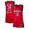Lauren Betts Washington Mystics Nike Unisex Victory Jersey - Red - Front View