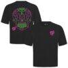 Washington Nationals Levelwear Luxe Signature Knit Sugar Skull T-Shirt - Black - Front View