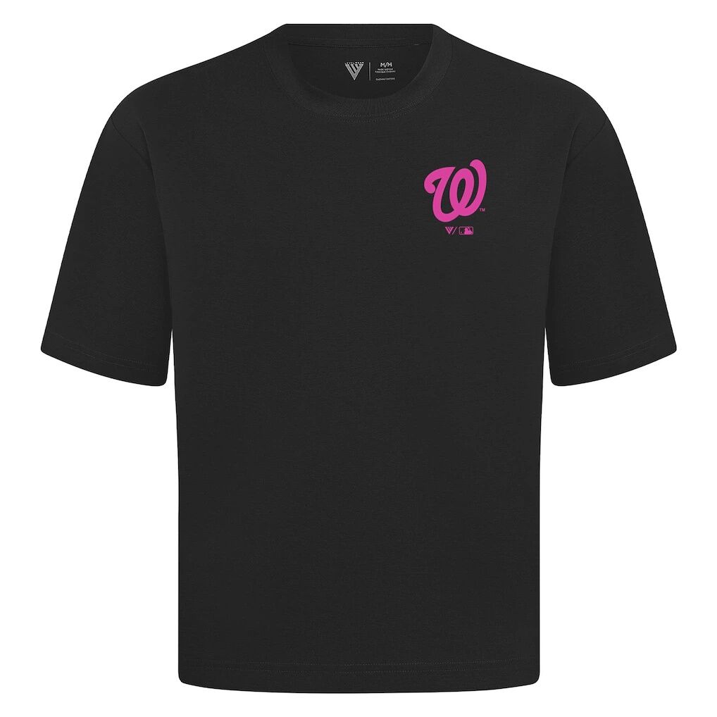 Washington Nationals Levelwear  Luxe Signature Knit Sugar Skull T-Shirt
