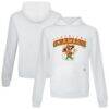 Cleveland Guardians Levelwear Sugar Skull Player Relay Hoodie - White - Front View