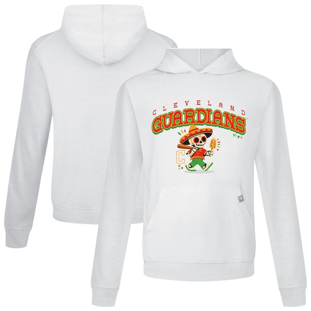 Cleveland Guardians Levelwear Sugar Skull Player Relay Hoodie
