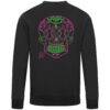 Miami Marlins Levelwear Sugar Skull Zane Sweatshirt - Black - Detail View