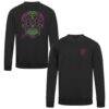 Miami Marlins Levelwear Sugar Skull Zane Sweatshirt - Black - Front View