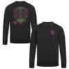 Tampa Bay Rays Levelwear Sugar Skull Zane Sweatshirt - Black - Front View