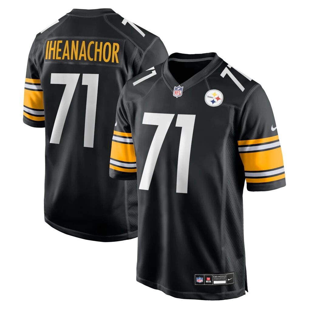 Max Iheanachor Pittsburgh Steelers Nike 2026 NFL Draft First Round Pick No. 21 Team Game Jersey