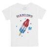 Miami Marlins Tiny Turnip Infant Rocket Pop T-Shirt - White - Front View