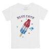 Toronto Blue Jays Tiny Turnip Infant Rocket Pop T-Shirt - White - Front View