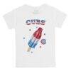 Chicago Cubs Tiny Turnip Youth Rocket Pop T-Shirt - White - Front View