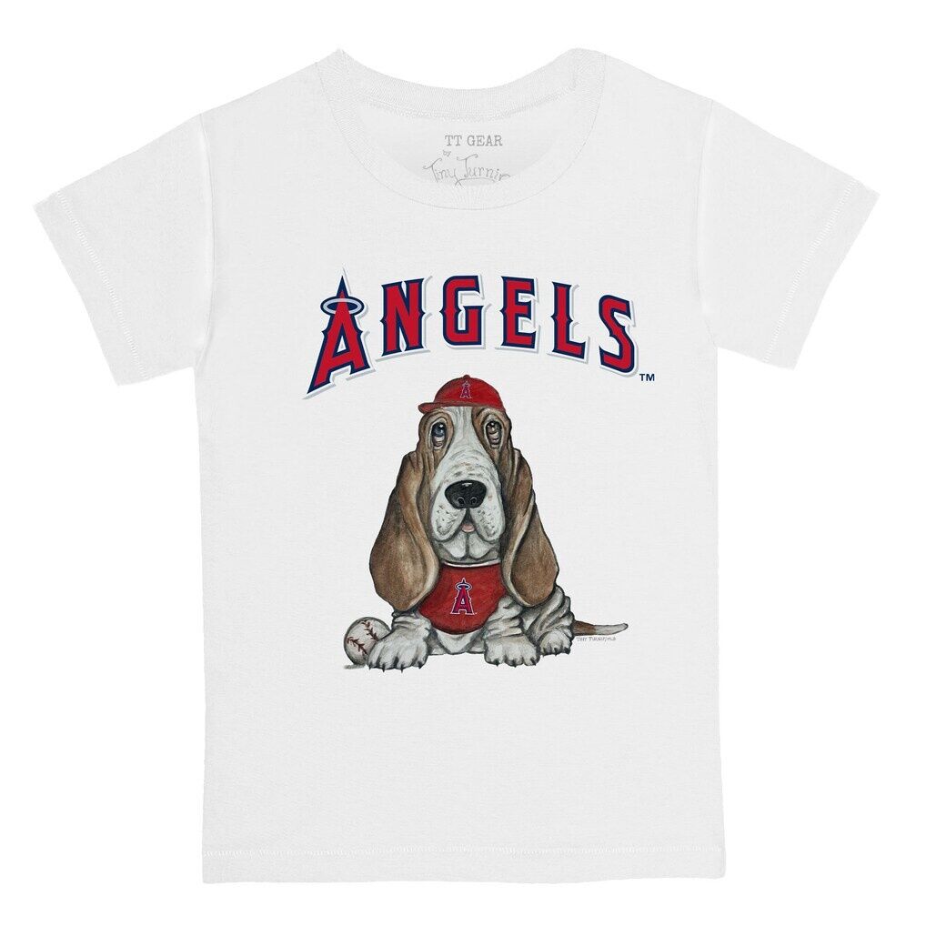 Los Angeles Angels Tiny Turnip Toddler Puddy T-Shirt