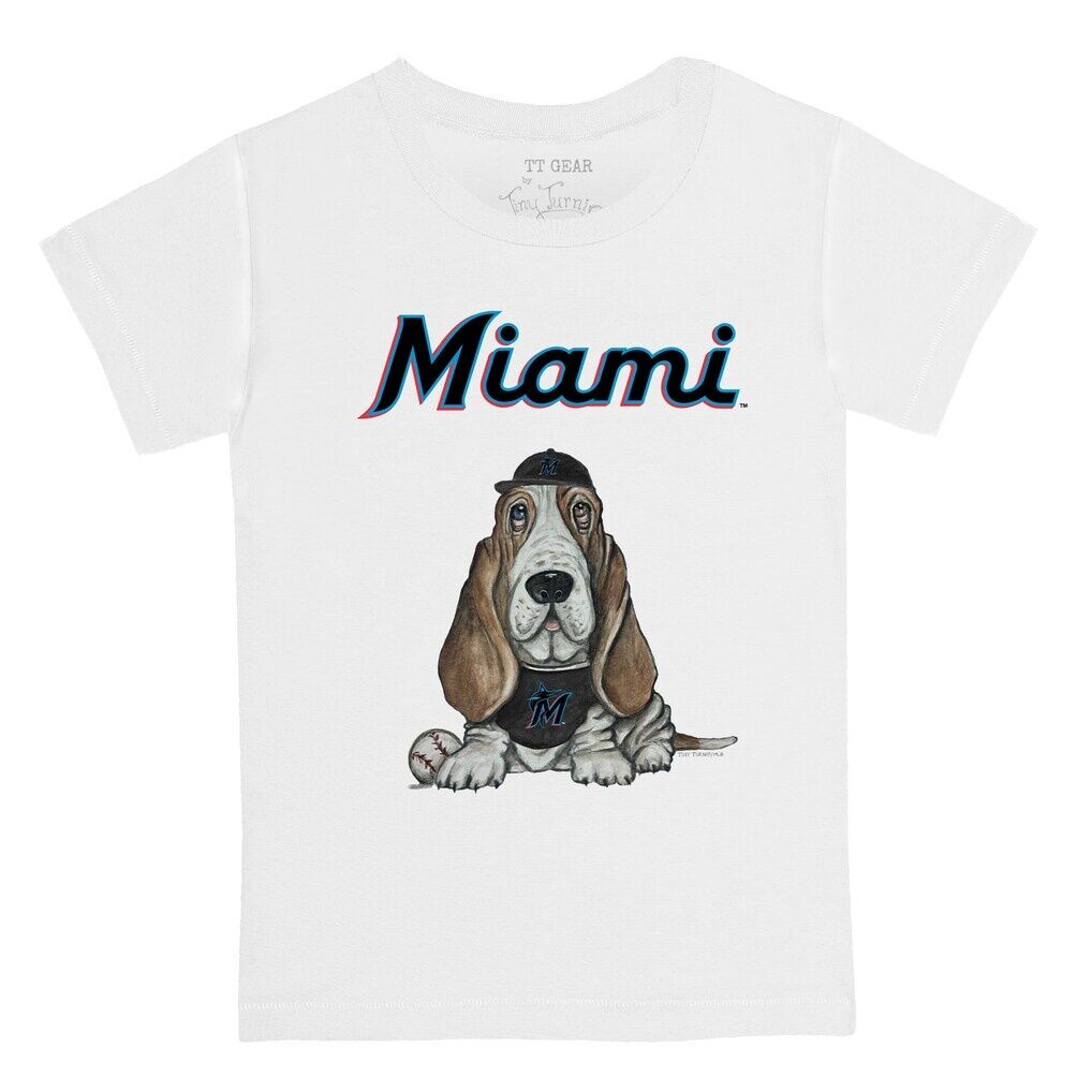 Miami Marlins Tiny Turnip Youth Puddy T-Shirt
