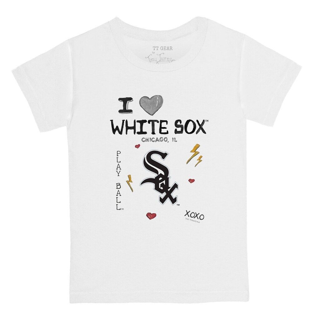 Chicago White Sox Tiny Turnip Youth I Heart T-Shirt