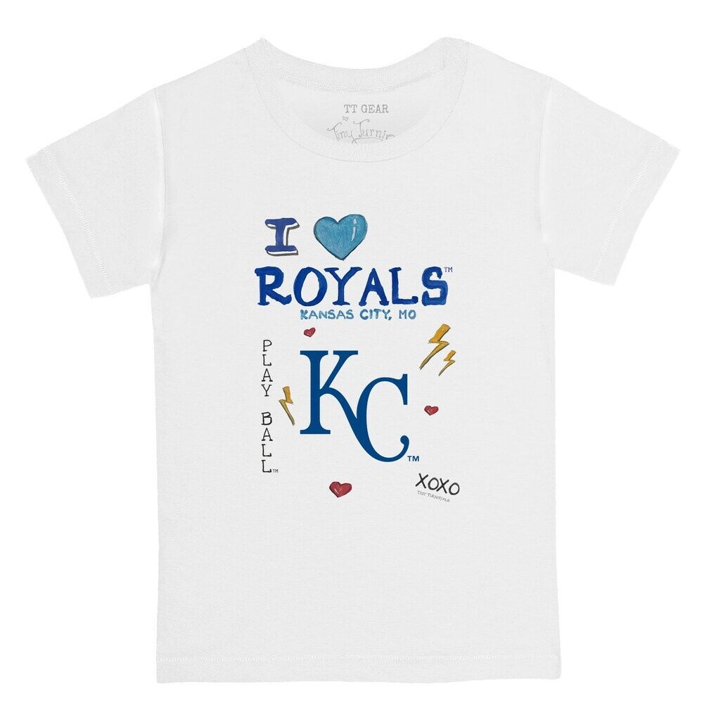 Kansas City Royals Tiny Turnip Youth I Heart T-Shirt