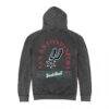 San Antonio Spurs Stadium Essentials Unisex Laylow Vintage Hoodie - Black - Detail View