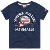 Cleveland Guardians x The Sandlot Homage Youth Tri-Blend T-Shirt - Navy - Front View