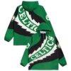 Boston Celtics Chalk Line Saw Blade Zip-Up Jacket - - Front View