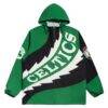 Boston Celtics Chalk Line Saw Blade Zip-Up Jacket - - Side View