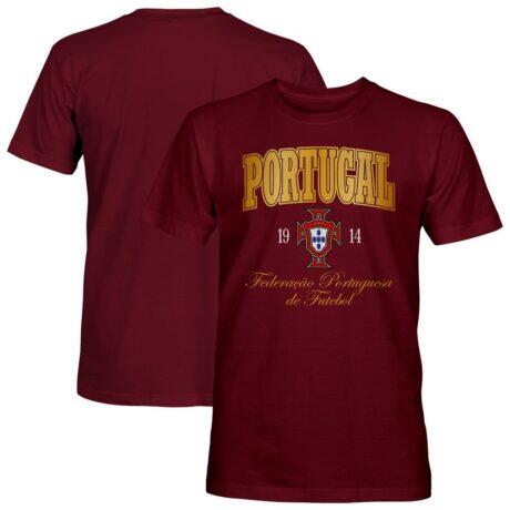 Portugal National Team 1863FC Gradient Wordmark T-Shirt - - Front View
