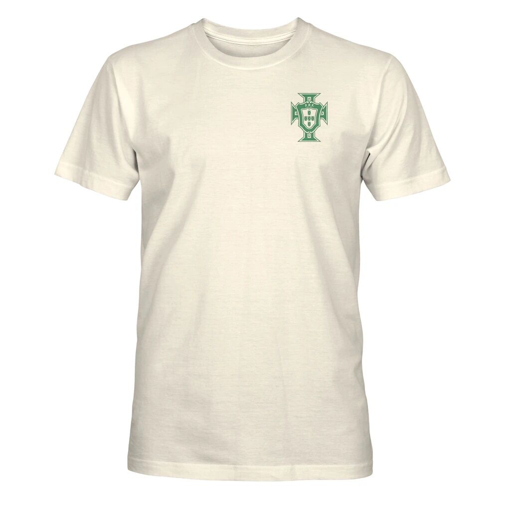 Portugal National Team 1863FC Big Logo Heavyweight T-Shirt – Natural