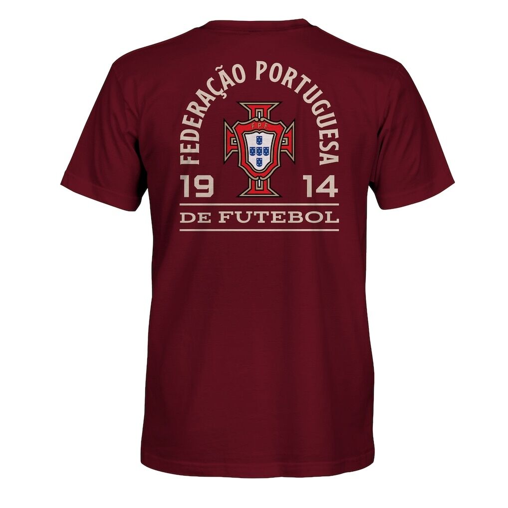 Portugal National Team 1863FC True to Glory Heavyweight T-Shirt – Maroon
