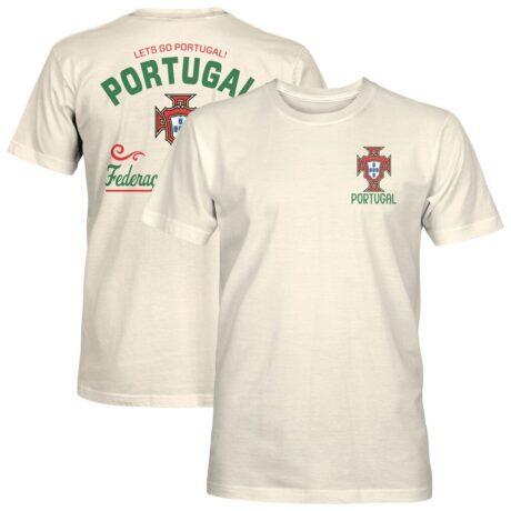 Portugal National Team 1863FC Let's Go Team Heavyweight T-Shirt - - Front View