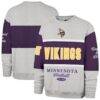 Minnesota Vikings '47 Blockfield Maximalist Sweatshirt - - Front View