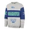 Seattle Seahawks '47 Blockfield Maximalist Sweatshirt - - Side View
