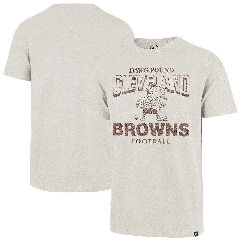 Cleveland Browns '47 Head On Scrum T-Shirt - Natural