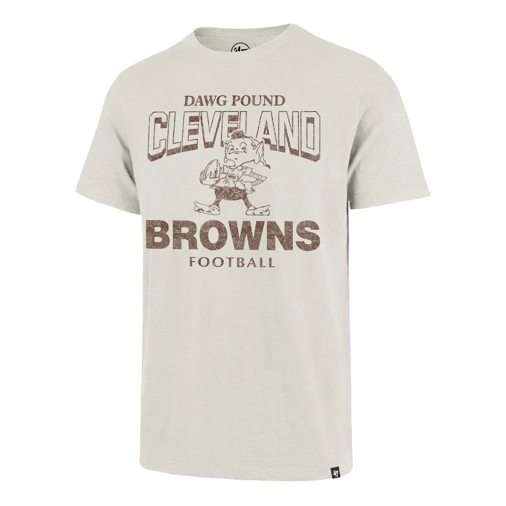 Cleveland Browns '47 Head On Scrum T-Shirt - Natural