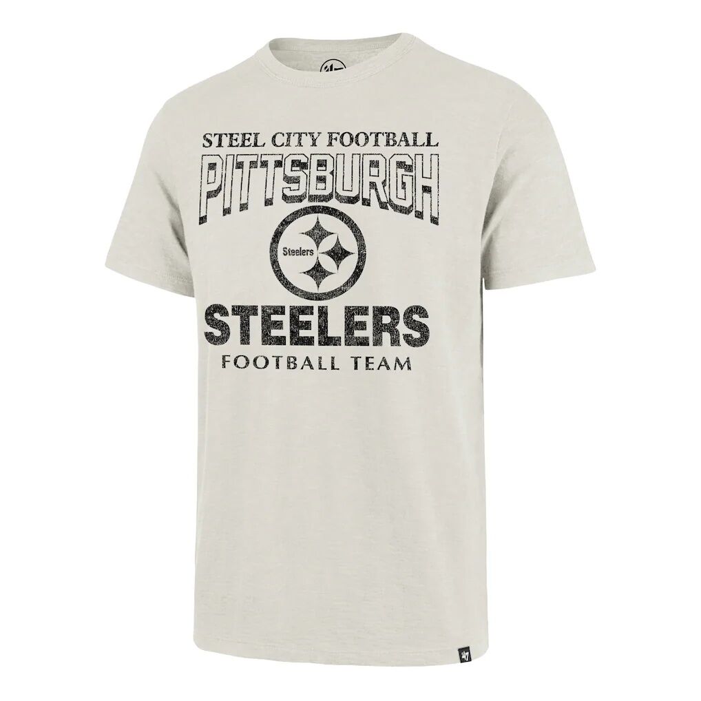 Pittsburgh Steelers '47 Head On Scrum T-Shirt - Natural