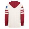 Washington Commanders '47 Split Zone Cornerback Duo Lacer Hoodie - Cream - Detail View