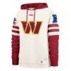 Washington Commanders '47 Split Zone Cornerback Duo Lacer Hoodie - Cream - Side View